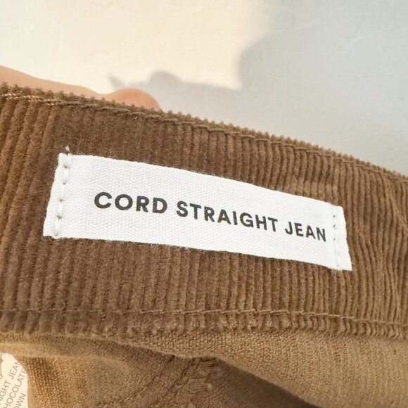 NWT Cotton On Cord Straight Baggy High Rise Jeans Boho Y2K Retro Cottage New 12 - Picture 7 of 12